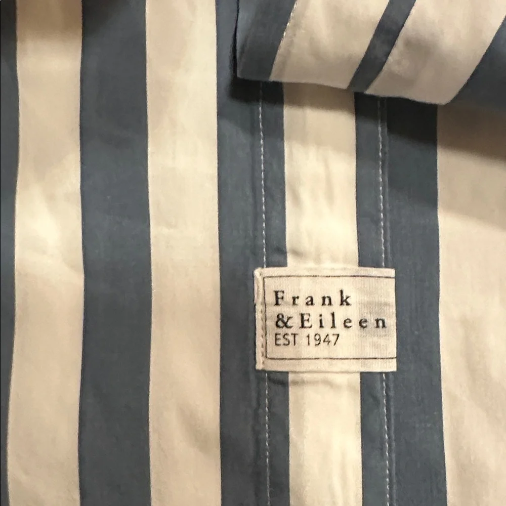 Frank & Eileen “Frank” Woven Button-Up – Slate Stripe - Picture 8 of 8